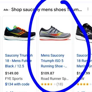 Mens Saucony Triumph ISO 5 Running Shoes